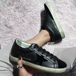 گلدن گوس سوپر استار | Golden Goose Super Star Black Nappa