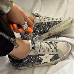 گلدن گوس سوپر استار | Golden Goose Super Star Silver Black