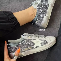 گلدن گوس سوپر استار | Golden Goose Super Star Silver Black