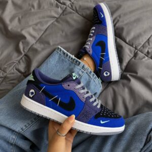 کتونی جردن 1 رترو لو OG زایان وودو آلترناتیو | Jordan 1 Retro Low OG Zion Voodoo Alternative