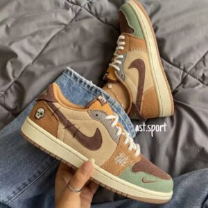 کتونی جردن 1 لو او جی زایان ویلیامسون وودو | Jordan 1 Retro Low OG Zion Williamson Voodoo