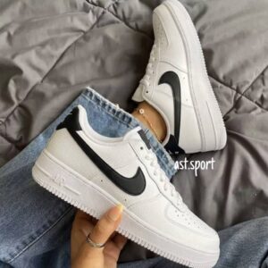 کتونی نایک ایر فورس 1 سفید مشکی | Nike Air Force 1 White Black