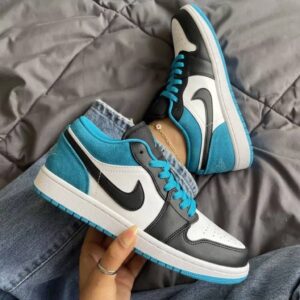 کتونی نایک ایر جردن 1 مشکی آبی | Nike Air Jordan 1 Black Blue