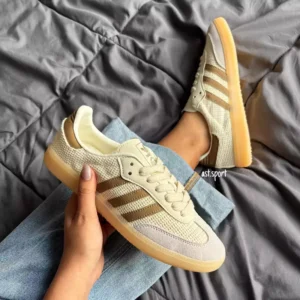 آدیداس سامبا سفید کرم | Adidas Samba Cardboard Crystal Sand