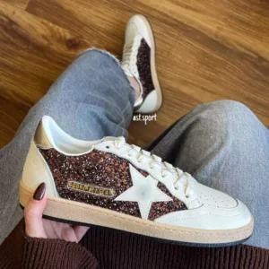 گلدن گوس بال استار | Golden Goose Ball Star Bordeaux Red