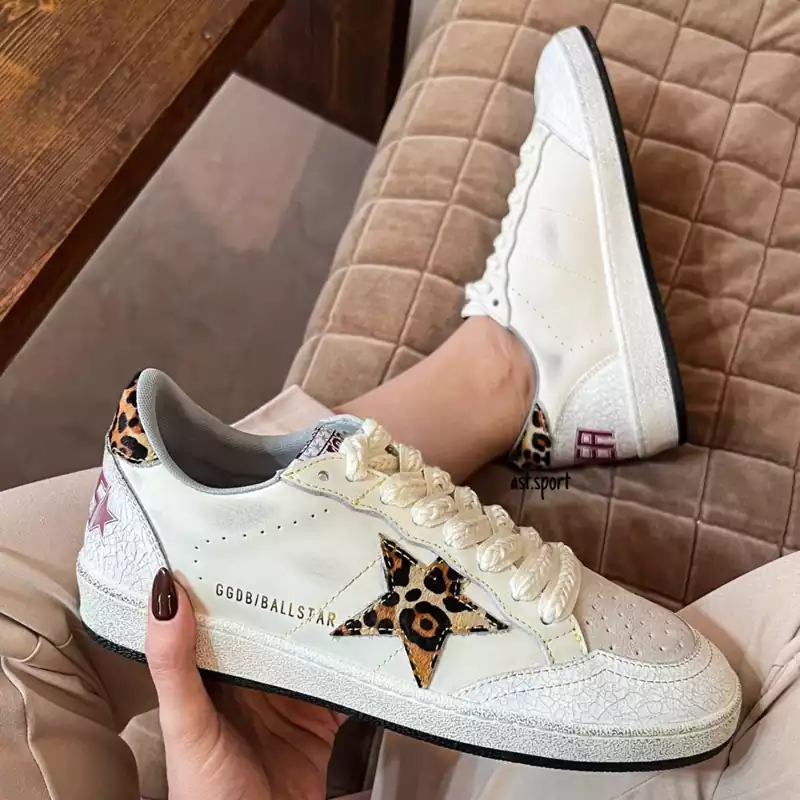 گلدن گوس بال استار | Golden Goose Ball Star White Leopard