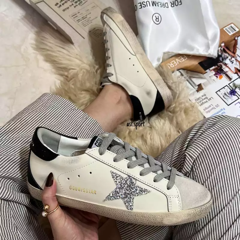 گلدن گوس سوپر استار | Golden Goose Super Star White Silver