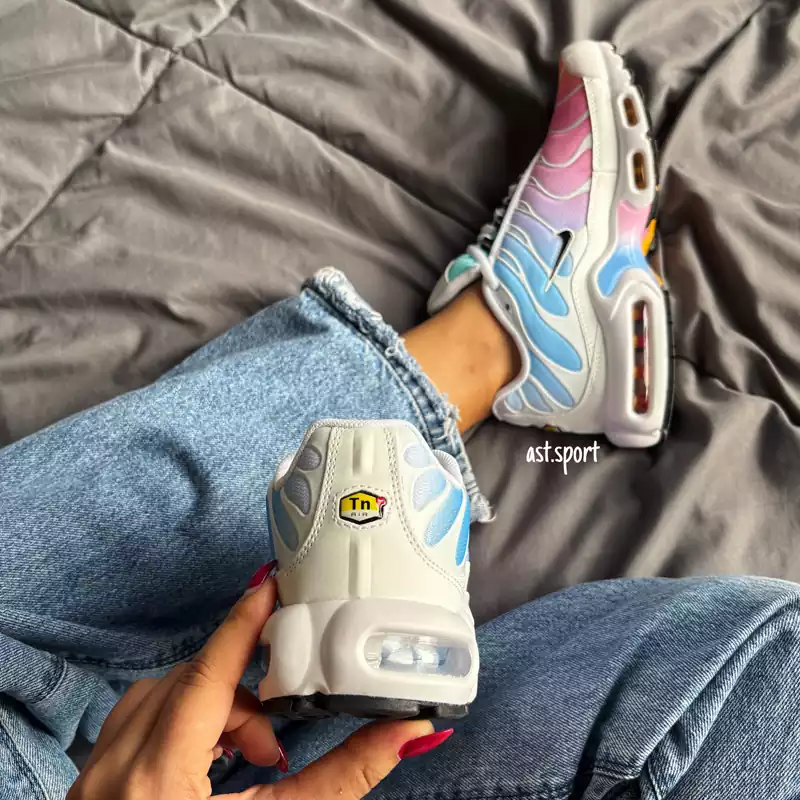 نایک ایرمکس پلاس آبی صورتی | Nike Air Max Plus Multicolor