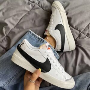 کتونی نایک بلیزر جامبو سفید مشکی | Nike Blazer Jumbo White Black