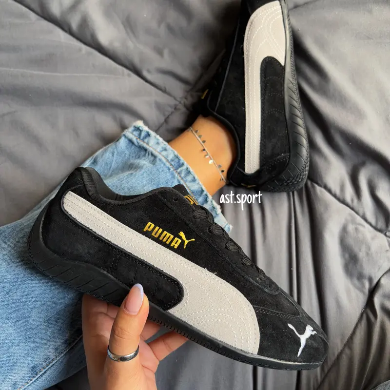 پوما اسپید کت | puma speed cat black/white