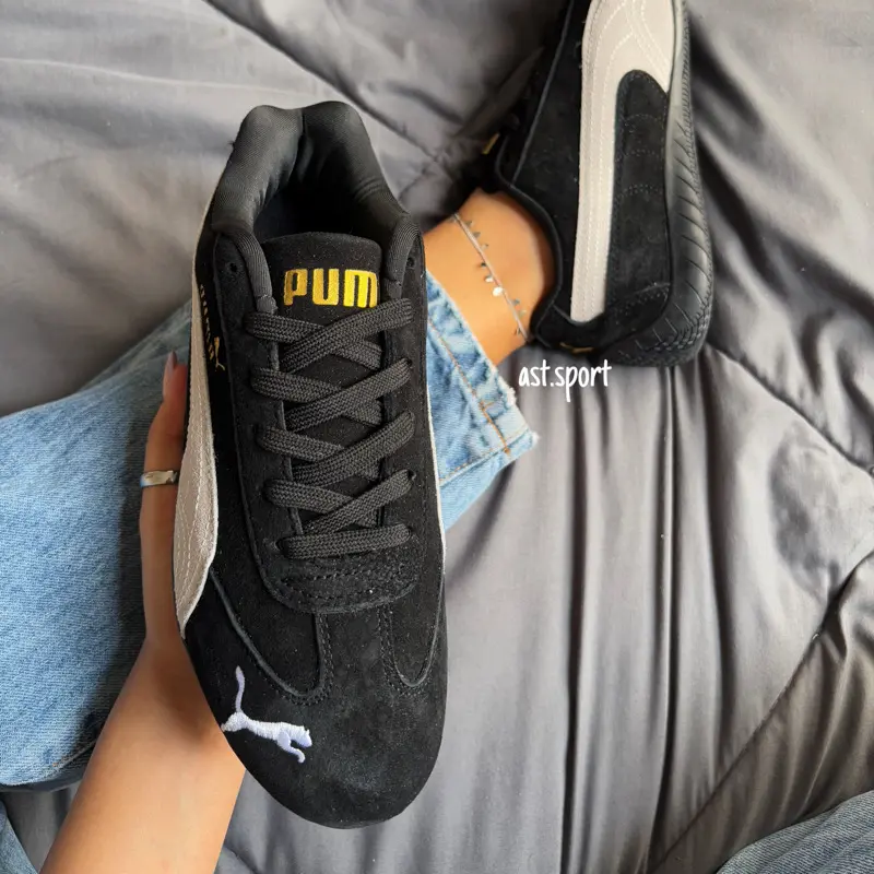 پوما اسپید کت | puma speed cat black/white